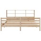 vidaXL Letto Libreria senza Materasso 200x200 cm in Legno di Pino vidaXL Letto Libreria senza Materasso 200x200 cm in Legno di Pino