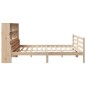 vidaXL Letto Libreria senza Materasso 200x200 cm in Legno di Pino vidaXL Letto Libreria senza Materasso 200x200 cm in Legno di Pino