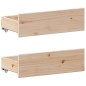 vidaXL Letto Libreria senza Materasso 160x200 cm in Legno di Pino vidaXL Letto Libreria senza Materasso 160x200 cm in Legno di Pino