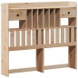 vidaXL Letto Libreria senza Materasso 135x190 cm in Legno di Pino vidaXL Letto Libreria senza Materasso 135x190 cm in Legno di Pino