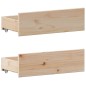 vidaXL Letto Libreria senza Materasso 135x190 cm in Legno di Pino vidaXL Letto Libreria senza Materasso 135x190 cm in Legno di Pino