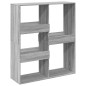 vidaXL Divisorio Grigio Sonoma 100x33x115 cm in Truciolato