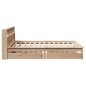 vidaXL Letto Libreria senza Materasso 140x190 cm in Legno di Pino vidaXL Letto Libreria senza Materasso 140x190 cm in Legno di Pino