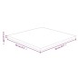 Piano Tavolo Quadrato Marrone Scuro 90x90x2,5cm Rovere Trattato Piano Tavolo Quadrato Marrone Scuro 90x90x2,5cm Rovere Trattato