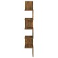 Mensola Muro Angolo Rovere Fumo 20x20x127,5cm Legno Multistrato Mensola Muro Angolo Rovere Fumo 20x20x127,5cm Legno Multistrato