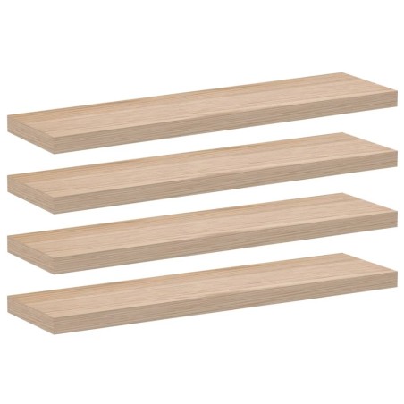 vidaXL Mensole Pensili 4 pz 90x23,5x4 cm in Truciolato