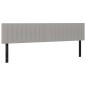 vidaXL Testiera 2 pz Grigio Chiaro 90x5x78/88 cm in Tessuto vidaXL Testiera 2 pz Grigio Chiaro 90x5x78/88 cm in Tessuto