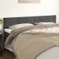 vidaXL Testiera 2 pz Grigio Scuro 80x5x78/88 cm in Velluto vidaXL Testiera 2 pz Grigio Scuro 80x5x78/88 cm in Velluto