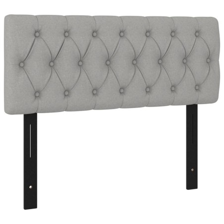 vidaXL Testiere Grigio Chiaro 100x7x78/88 cm in Tessuto