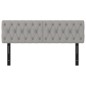 vidaXL Testiere 2 pz Grigio Chiaro 72x7x78/88 cm in Tessuto vidaXL Testiere 2 pz Grigio Chiaro 72x7x78/88 cm in Tessuto