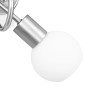 vidaXL Lampadario Paralume in Ceramica a Coppa Bianco 3 Lampadine E14 vidaXL Lampadario Paralume in Ceramica a Coppa Bianco 3 Lampadine E14