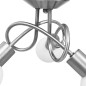 vidaXL Lampadario Paralume in Ceramica a Coppa Bianco 3 Lampadine E14 vidaXL Lampadario Paralume in Ceramica a Coppa Bianco 3 Lampadine E14