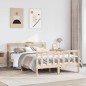 vidaXL Letto senza Materasso 160x200 cm in Legno Massello di Pino vidaXL Letto senza Materasso 160x200 cm in Legno Massello di Pino