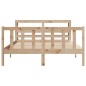 vidaXL Letto senza Materasso 160x200 cm in Legno Massello di Pino vidaXL Letto senza Materasso 160x200 cm in Legno Massello di Pino