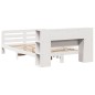 vidaXL Giroletto senza Materasso Bianco 150x200 cm Legno Massello Pino vidaXL Giroletto senza Materasso Bianco 150x200 cm Legno Massello Pino