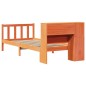 vidaXL Letto Libreria senza Materasso Marrone Cera 75x190 cm in Pino vidaXL Letto Libreria senza Materasso Marrone Cera 75x190 cm in Pino