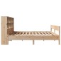 vidaXL Letto Libreria senza Materasso 135x190 cm in Legno di Pino vidaXL Letto Libreria senza Materasso 135x190 cm in Legno di Pino