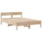 vidaXL Letto Libreria senza Materasso 135x190 cm in Legno di Pino vidaXL Letto Libreria senza Materasso 135x190 cm in Legno di Pino