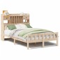 vidaXL Letto Libreria senza Materasso 120x190cm Legno Massello di Pino vidaXL Letto Libreria senza Materasso 120x190cm Legno Massello di Pino