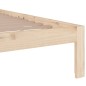vidaXL Giroletto in Legno Massello 150x200 cm King Size vidaXL Giroletto in Legno Massello 150x200 cm King Size