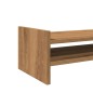 vidaXL Supporto per Monitor Rovere Artigianale 50x27x20 cm Truciolato