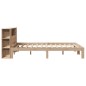 vidaXL Letto Libreria senza Materasso 150x200 cm in Legno di Pino vidaXL Letto Libreria senza Materasso 150x200 cm in Legno di Pino