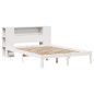 vidaXL Letto Libreria senza Materasso Bianco 160x200 cm Legno di Pino vidaXL Letto Libreria senza Materasso Bianco 160x200 cm Legno di Pino