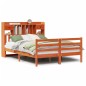 vidaXL Letto Libreria senza Materasso Marrone Cera 140x200 cm in Pino vidaXL Letto Libreria senza Materasso Marrone Cera 140x200 cm in Pino