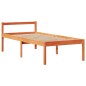 vidaXL Letto Libreria senza Materasso Marrone Cera 75x190 cm in Pino vidaXL Letto Libreria senza Materasso Marrone Cera 75x190 cm in Pino