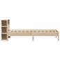 vidaXL Letto Libreria senza Materasso 100x200 cm in Legno di Pino vidaXL Letto Libreria senza Materasso 100x200 cm in Legno di Pino