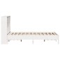 vidaXL Letto Libreria senza Materasso Bianco 160x200 cm Legno di Pino vidaXL Letto Libreria senza Materasso Bianco 160x200 cm Legno di Pino