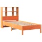 vidaXL Letto Libreria senza Materasso Marrone Cera 100x200 cm in Pino vidaXL Letto Libreria senza Materasso Marrone Cera 100x200 cm in Pino