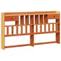 vidaXL Letto Libreria senza Materasso Marrone Cera 200x200 cm in Pino vidaXL Letto Libreria senza Materasso Marrone Cera 200x200 cm in Pino