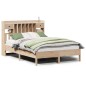 vidaXL Letto Libreria senza Materasso 160x200 cm in Legno di Pino vidaXL Letto Libreria senza Materasso 160x200 cm in Legno di Pino