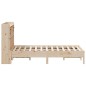 vidaXL Letto Libreria senza Materasso 160x200 cm in Legno di Pino vidaXL Letto Libreria senza Materasso 160x200 cm in Legno di Pino