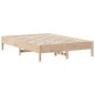 vidaXL Letto Libreria senza Materasso 160x200 cm in Legno di Pino vidaXL Letto Libreria senza Materasso 160x200 cm in Legno di Pino