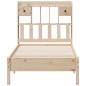 vidaXL Letto Libreria senza Materasso 100x200 cm in Legno di Pino vidaXL Letto Libreria senza Materasso 100x200 cm in Legno di Pino