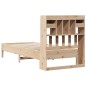 vidaXL Letto Libreria senza Materasso 100x200 cm in Legno di Pino vidaXL Letto Libreria senza Materasso 100x200 cm in Legno di Pino