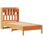 vidaXL Letto Libreria senza Materasso Marrone Cera 100x200 cm in Pino vidaXL Letto Libreria senza Materasso Marrone Cera 100x200 cm in Pino
