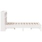 vidaXL Letto Libreria senza Materasso Bianco 140x190 cm Legno di Pino vidaXL Letto Libreria senza Materasso Bianco 140x190 cm Legno di Pino