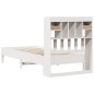vidaXL Letto con Libreria senza Materasso 75x190 cm in Legno Pino vidaXL Letto con Libreria senza Materasso 75x190 cm in Legno Pino