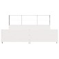 vidaXL Giroletto senza Materasso Bianco 180x200 cm Legno Massello Pino vidaXL Giroletto senza Materasso Bianco 180x200 cm Legno Massello Pino