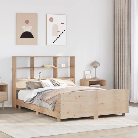 vidaXL Giroletto senza Materasso 160x200 cm in Legno Massello di Pino
