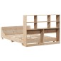 vidaXL Giroletto senza Materasso 160x200 cm in Legno Massello di Pino vidaXL Giroletto senza Materasso 160x200 cm in Legno Massello di Pino