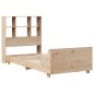 vidaXL Giroletto senza Materasso 100x200 cm in Legno Massello di Pino vidaXL Giroletto senza Materasso 100x200 cm in Legno Massello di Pino