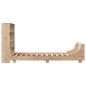 vidaXL Giroletto senza Materasso 100x200 cm in Legno Massello di Pino vidaXL Giroletto senza Materasso 100x200 cm in Legno Massello di Pino