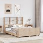 vidaXL Letto senza Materasso 135x190 cm in Legno Massello di Pino vidaXL Letto senza Materasso 135x190 cm in Legno Massello di Pino