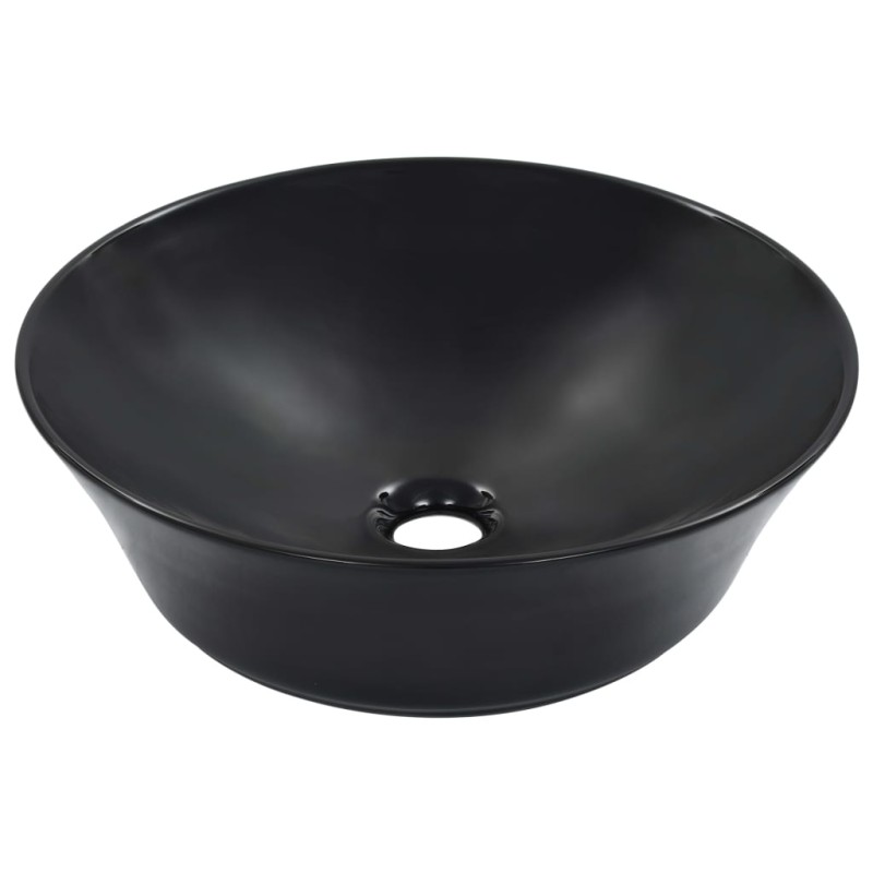 vidaXL Lavandino 41x12,5 cm in Ceramica Nero vidaXL Lavandino 41x12,5 cm in Ceramica Nero