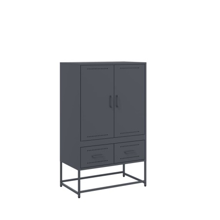 vidaXL Credenza Antracite 68x39x111,5 cm Acciaio