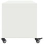 vidaXL Mobile TV Bianco 100,5x39x43,5 cm in Acciaio